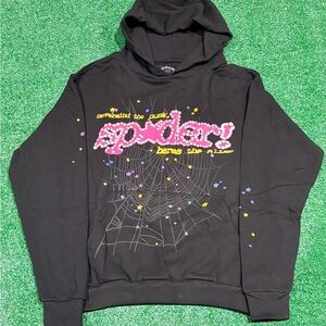 Black and Pink “Spider” Hoodie